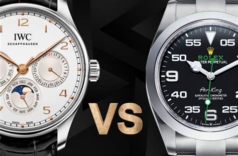 iwc vs rolex quality|iwc vs rolex resale value.